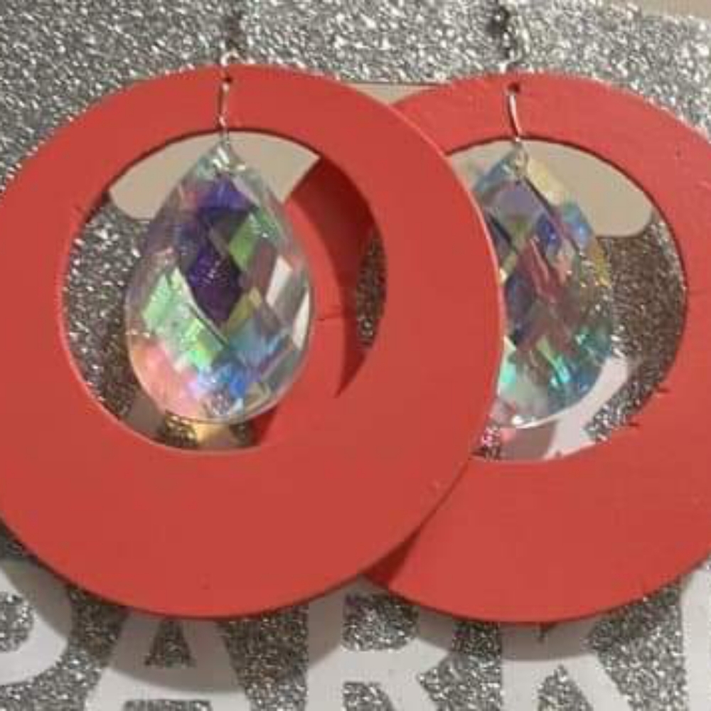 Beautiful big hoop earrings